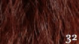 Great Hair weft 50 cm breed, 50 cm lang KL: 32 - intens mahonie 