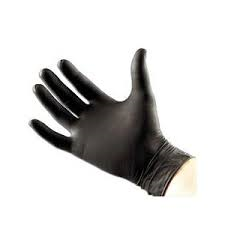 Nitril Handschoen Black 100st maat M 