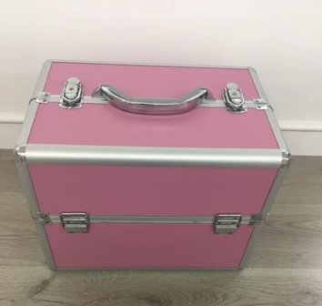 Nagel koffer roze