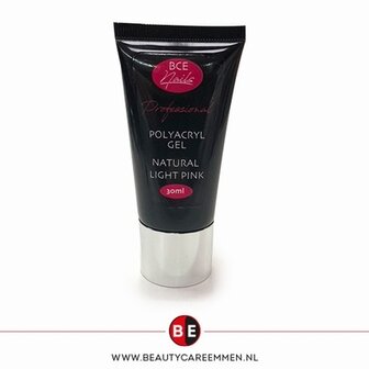 BCE Polyacryl gel Naturel Light Pink 30 ml (tube)