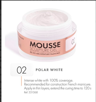 Victoria Vynn Mousse sculpture gel 02 Polar White 50 ml