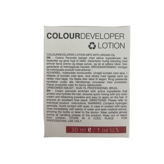 Colour developer lotion