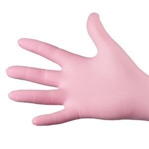 Nitril Handschoen Pink Pearl 100st maat M