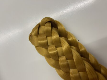 vlecht haarband - Yellow gold