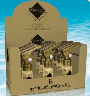 Kleral Gold Filler - hair botox    1 doos (9 flesjes)