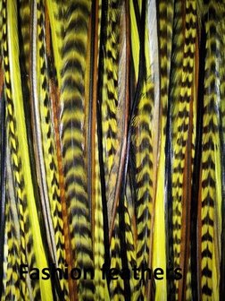 Feather bundel Mix Yellow