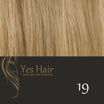 Yes Hair Microring Extensions 52 cm NS kleur 19 Midden Blond