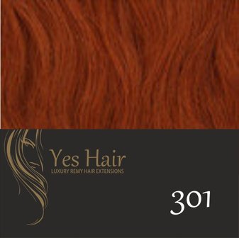 Yes Hair Microring Extensions 52 cm NS kleur 301 Midden Koper Blond
