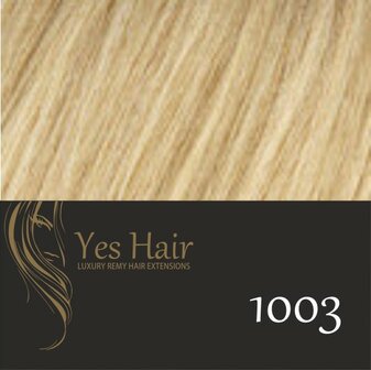 Yes Hair Microring Extensions 52 cm NS kleur 1003 Licht Blond