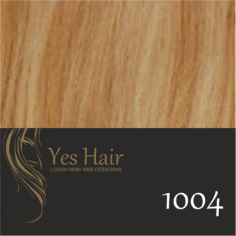 Yes Hair Weft 130 cm breed kleur 1004 Licht Blond + Warm blonde highlights