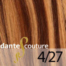 Dante Couture - Dante Wire 30 cm Kleur 4/27 Midden Rood Bruin met Honing Bruin highlights 