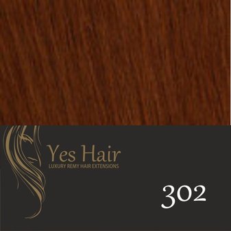 Yes Hair Tape Extensions 30 cm kleur 302 Donker Koper Blond