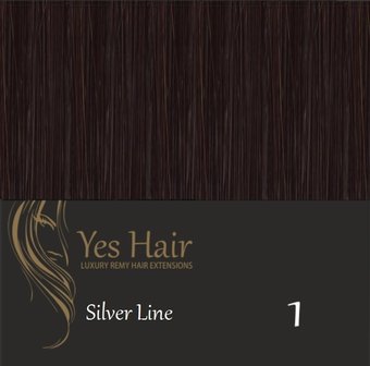 Yes Hair Simply Clips In 2 kleur 1 Zwart Bruin