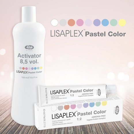 Lisaplex pastel kleurenkaart