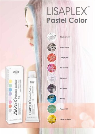 Lisaplex pastel kleurenkaart
