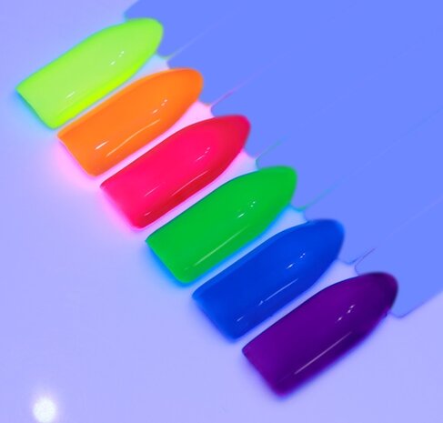 Neon Pigmenten 6 stuks