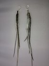 Feather-earring-Black