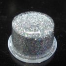 Glitter-Zilver-Hologram