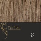 Yes-Hair-Weft-52-cm-breed-kleur-8-Donker-Blond