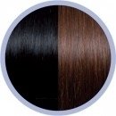 Euro-SoCap-hairextensions-classic-line-40-cm-#1B-33-Zwart-Diepbruin-Mahonie
