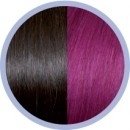 Seiseta Invisible Clip-on #1B/62 Zwart/Red Violet